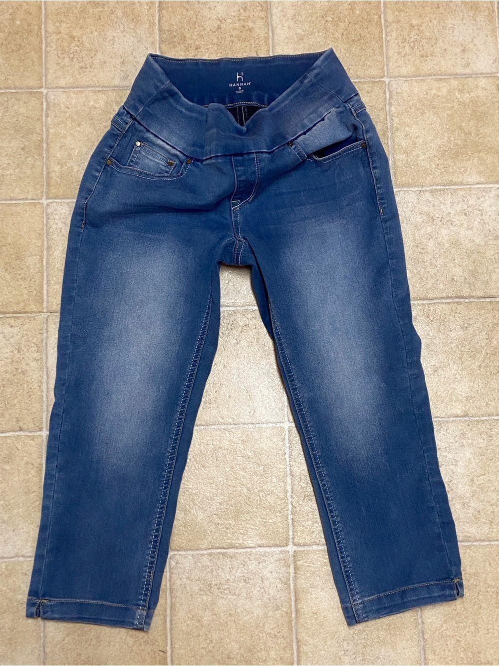 Hannah Jeans Cropped Stretch Size S